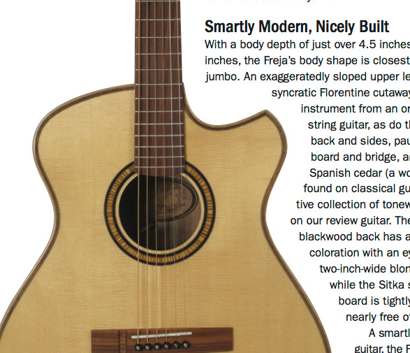 Acoustic Guitar Magazine | Freja 1022